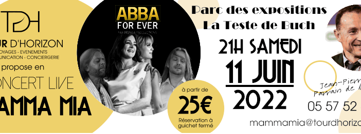 [REPORTÉ] NOUVELLES DATES À VENIR – Week-end ABBA concert live